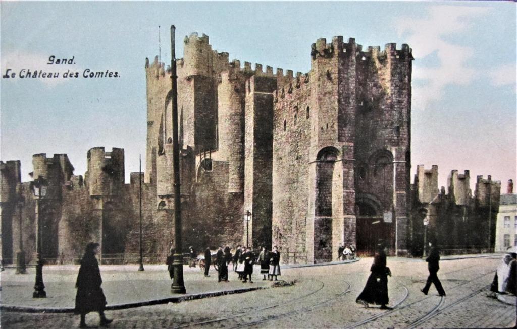 POSTKAART- GENT, HET GRAVENSTEEN, Verzamelen, Ophalen of Verzenden, Ongelopen, Oost-Vlaanderen