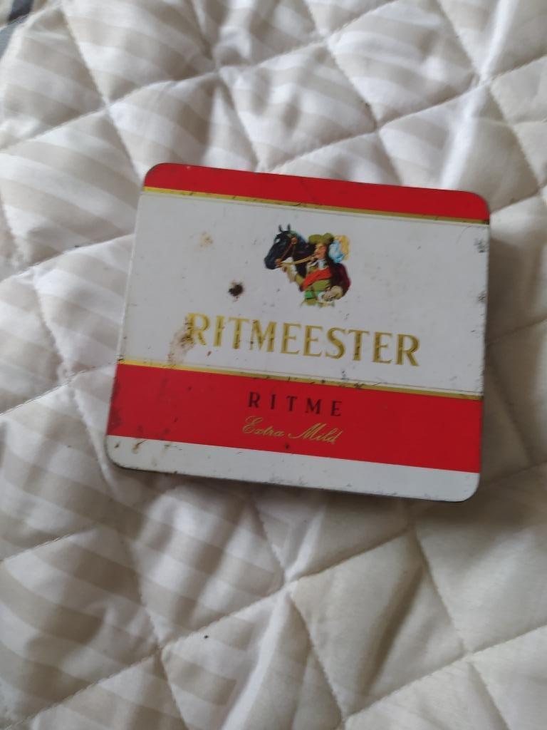 oud sigarenblikdoosje van Ritmeester, Ophalen of Verzenden, Gebruikt