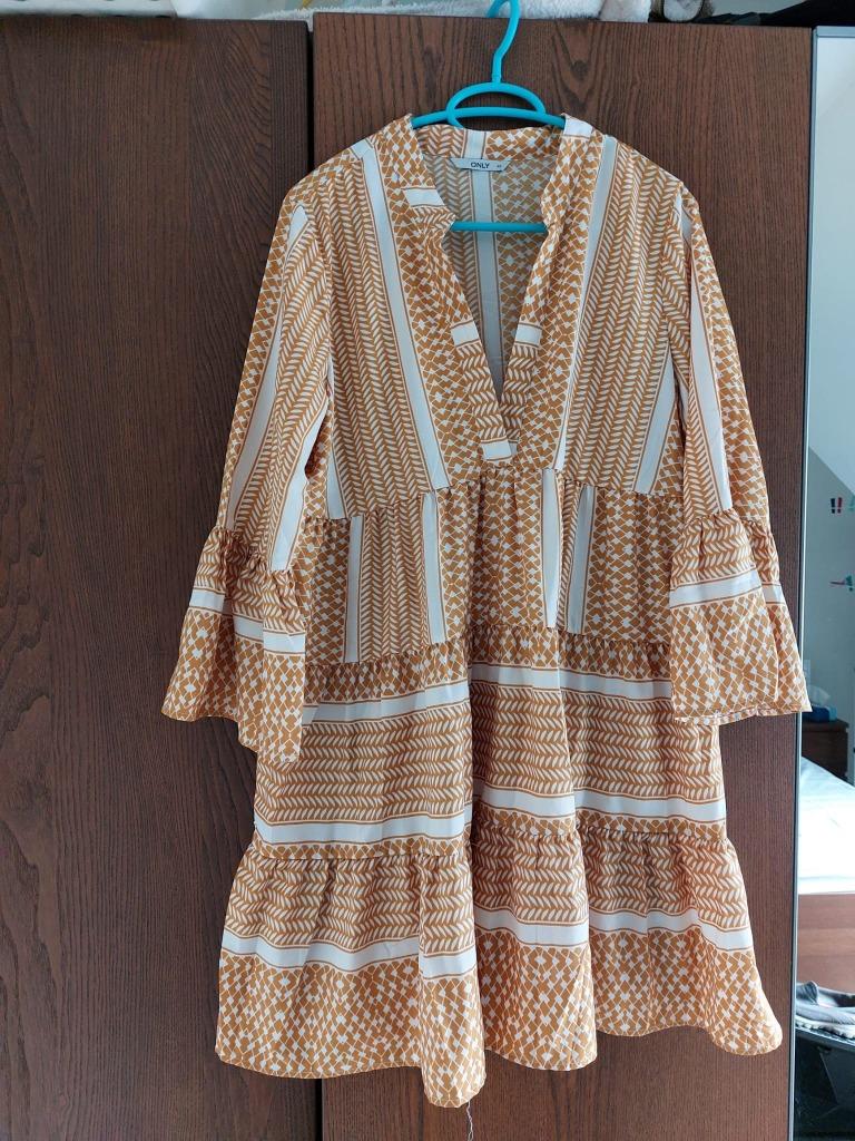 Jurk van Only, Kleding | Dames, Maat 38/40 (M), Only, Geel, Ophalen of Verzenden