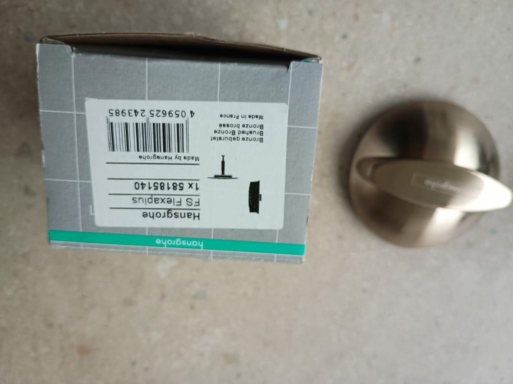 Badstop brushed bronzen en badafvoer Hansgrohe, Enlèvement ou Envoi