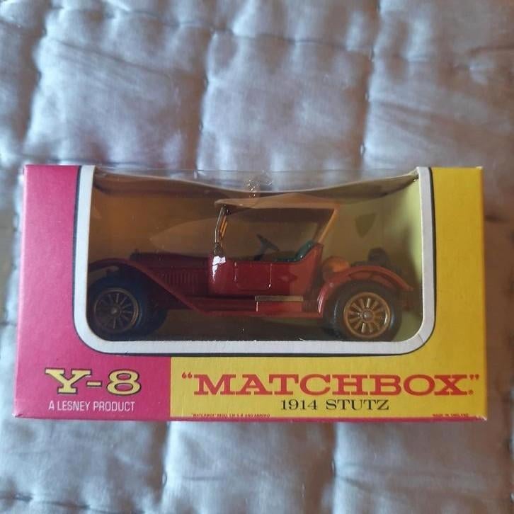 MATCHBOX Y8 MOYY*STUTZ 1914*VINTAGE*zgan., Hobby en Vrije tijd, Modelauto's | 1:43, Zo goed als nieuw, Auto, Matchbox, Ophalen
