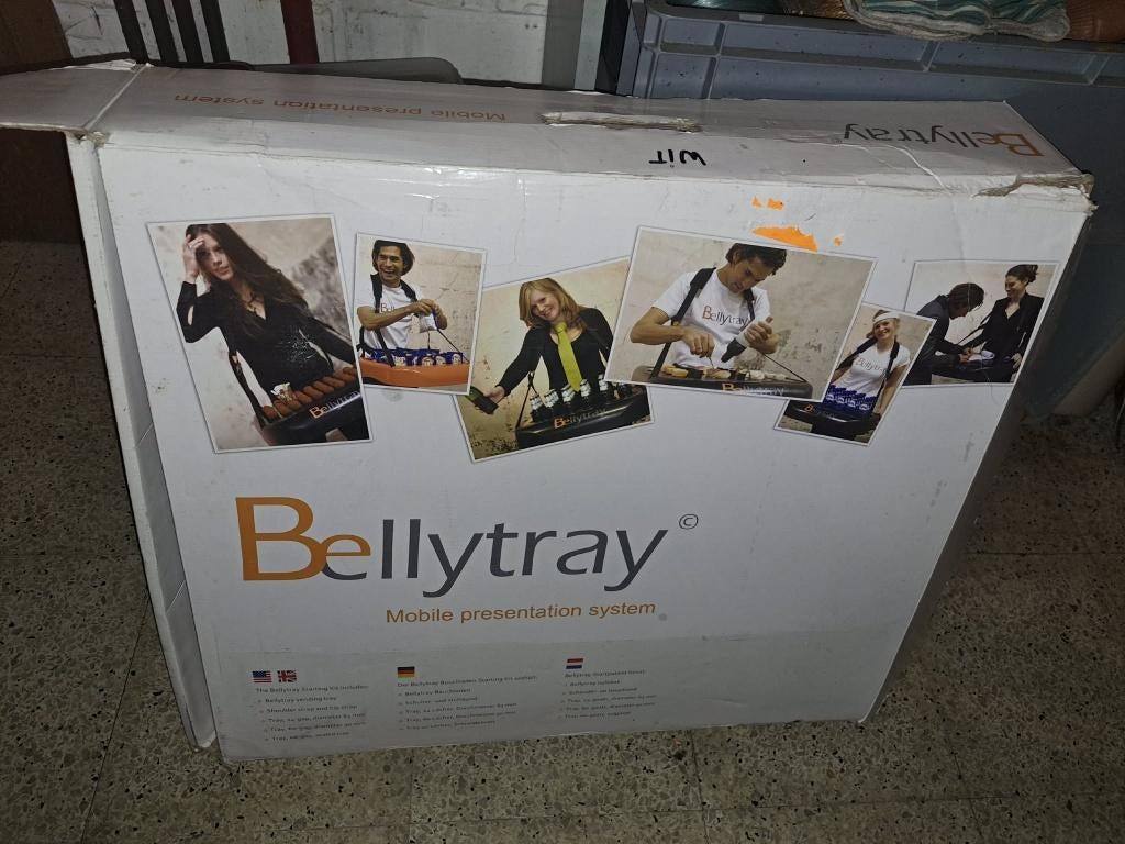 Bellytray startpakket (wit) Nieuwprijs:190€excl btw!, Zakelijke goederen, Ophalen of Verzenden