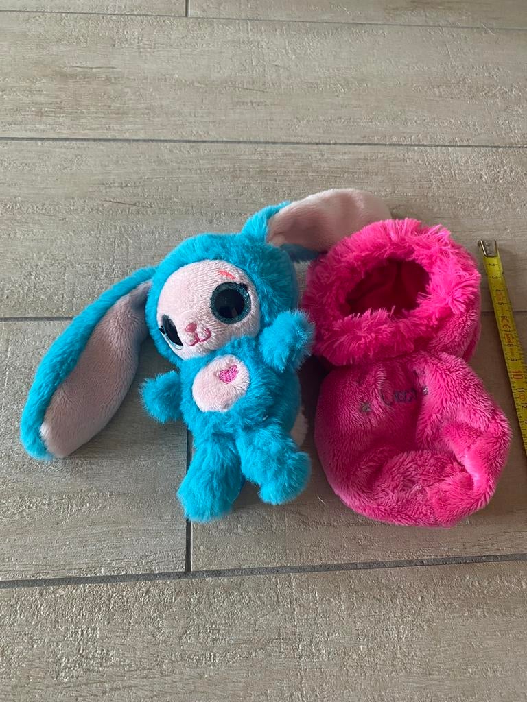 Minimoomi knuffel in slaapzak cooco, Ophalen of Verzenden, Zo goed als nieuw