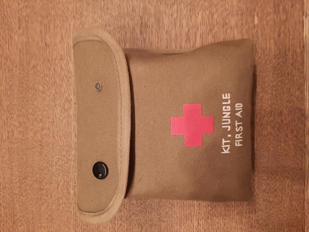 Jungle first aid kit leger, Verzamelen, Ophalen of Verzenden