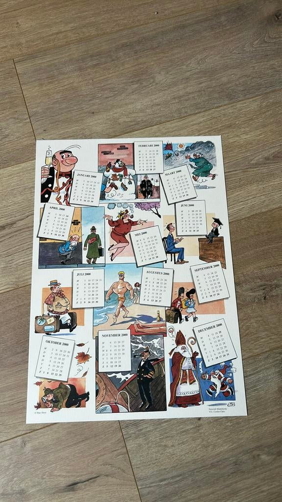 Nero kalender 2000 middelkerke nero-club, Ophalen, Nieuw