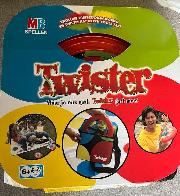 Twister nieuw reisspel in tas, Hobby en Vrije tijd, Gezelschapsspellen | Overige, Ophalen of Verzenden, Nieuw