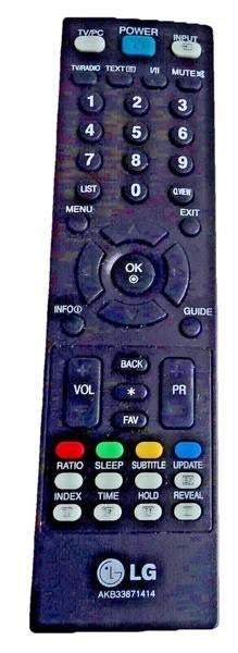 Télécommande TV LG AKB33871414 originale, TV, Hi-fi & Vidéo, Télécommandes, Envoi, Comme neuf, Originale, TV