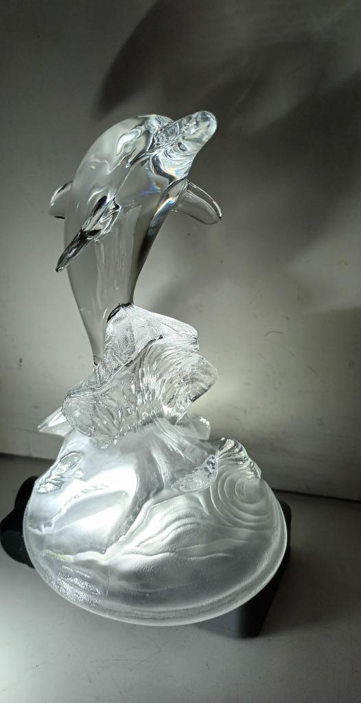 dauphin de cristal, Antiquités & Art, Antiquités | Verre & Cristal, Enlèvement ou Envoi