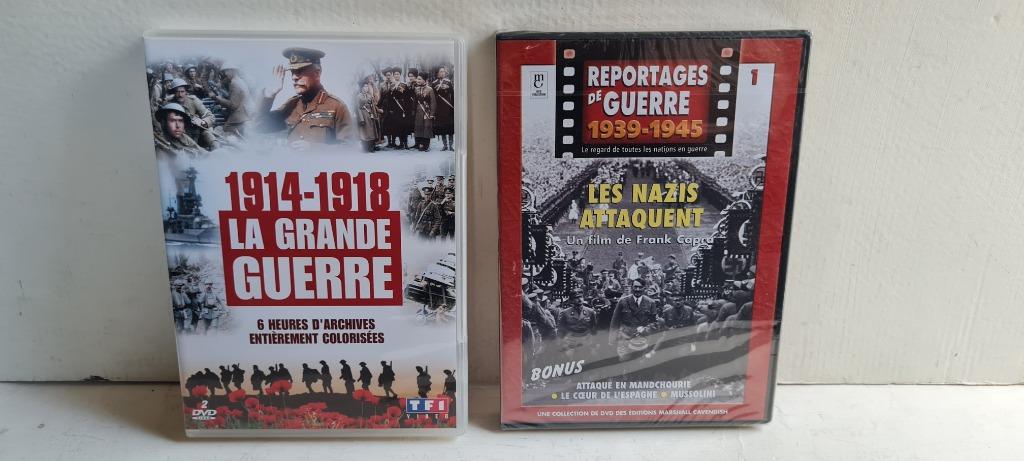 3 DVD Grande Guerre 1914-1918, Enlèvement ou Envoi, Avant 1940, Comme neuf, Autres sujets/thèmes