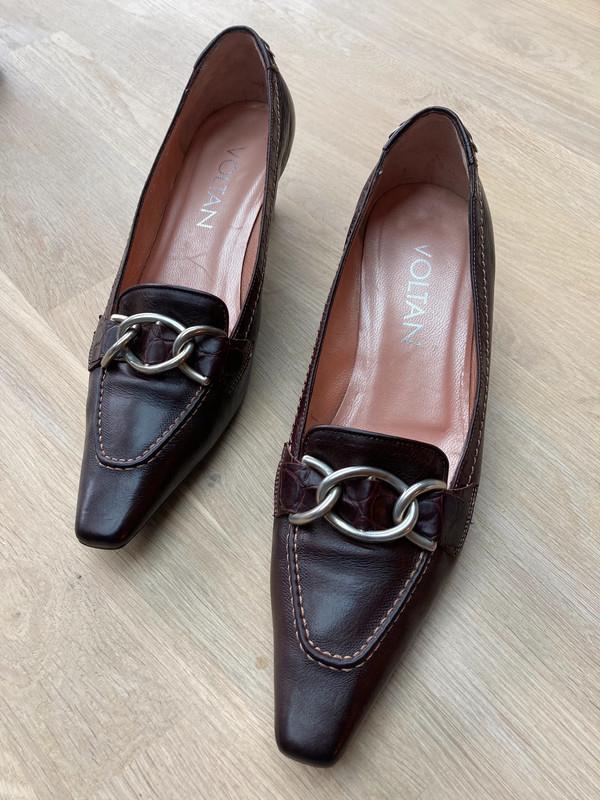 schoenen bruin merk Voltan - maat 40, Kleding | Dames, Schoenen, Pumps, Bruin, Voltan, Ophalen of Verzenden