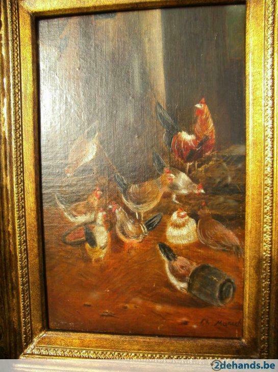 Art/Peinture-(Laurent)-Charles Maréchal (S001), Antiquités & Art, Enlèvement