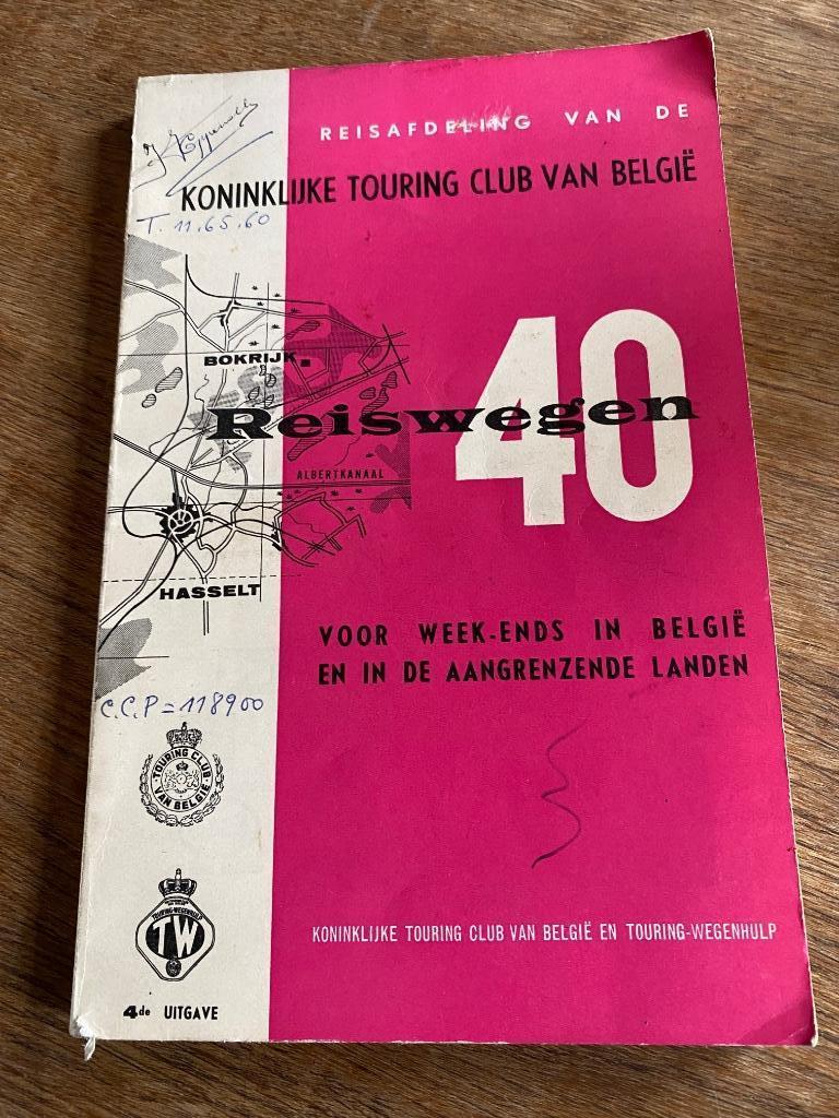 Reiswegen 40 voor week-ends in België en in de aangrenzende, Guide ou Livre de voyage, Autres marques, Utilisé, Benelux