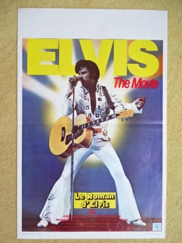 Originele poster voor de film „The Elvis Novel” - 1979, Ophalen of Verzenden, A1 t/m A3, Muziek, Rechthoekig Staand