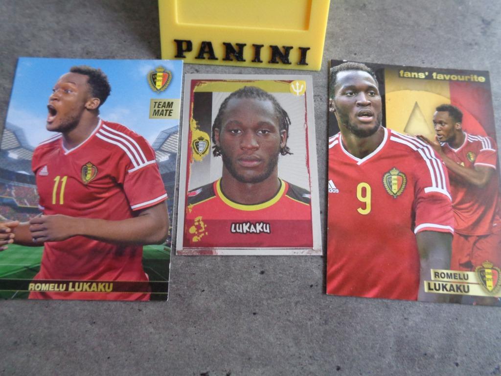 Panini romelu Lukaku  3x, Enlèvement ou Envoi, Autocollant