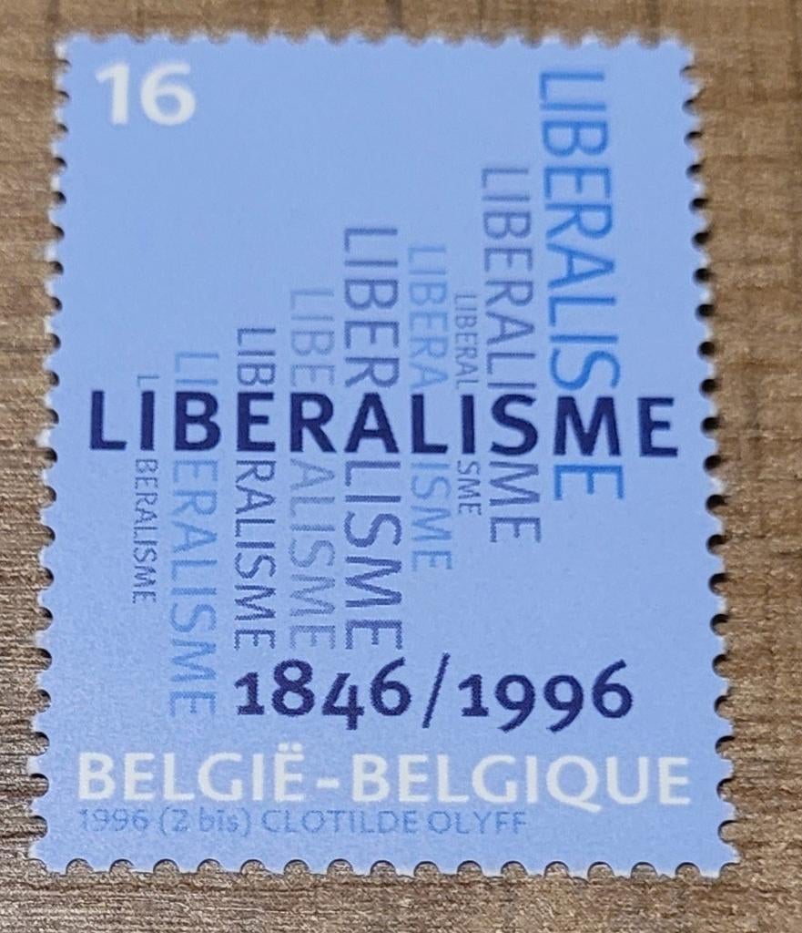 Oude postzegel: Liberalisme 1846/1996 (postfris), Frankeerzegel, Ophalen of Verzenden, Zonder stempel, Postfris