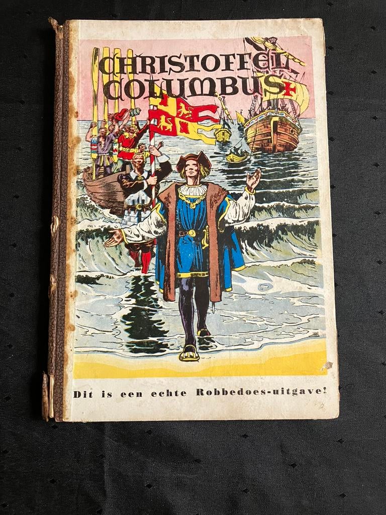 Christoffel Columbus - HC - 1e druk 1947 - Jijé, Boeken, Gelezen, Eén stripboek, Jije, Ophalen of Verzenden