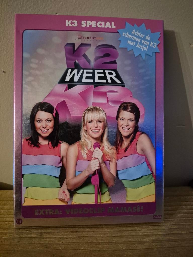 Dvd "K2 weer K3" show met Josje, Ophalen of Verzenden, Zo goed als nieuw