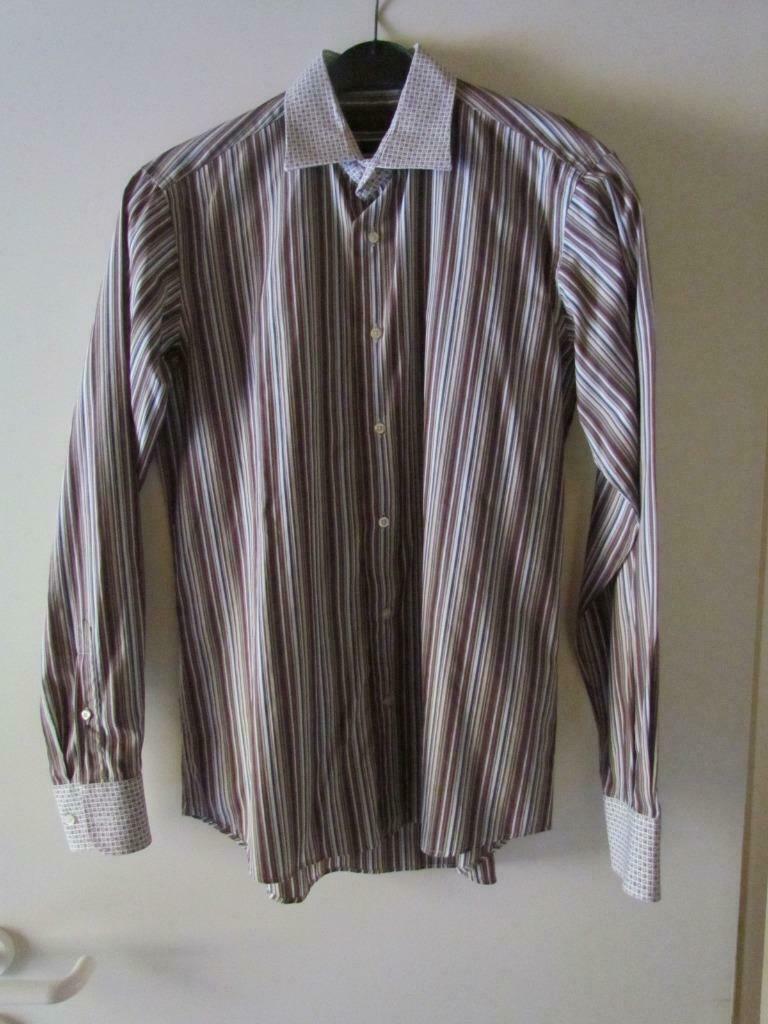 Herenhemd Etro, Overige kleuren, ETRO, Gedragen, Halswijdte 39/40 (M)