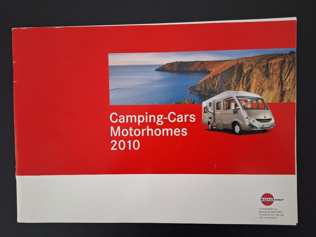 Bürstner Campings Car Mobilhome 2010 Gamme brochure 70 pages, Enlèvement ou Envoi, Utilisé, Autres marques