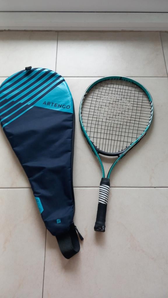 Tennisracket voor kinderen met tas, Sport en Fitness, Tennis, Gebruikt, L00, Racket, Ophalen