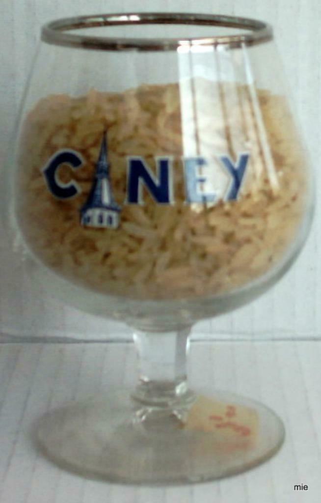Bier brouwerij glas Ciney mini Alken Maes, Verzamelen, Ophalen of Verzenden, Zo goed als nieuw, Bierglas