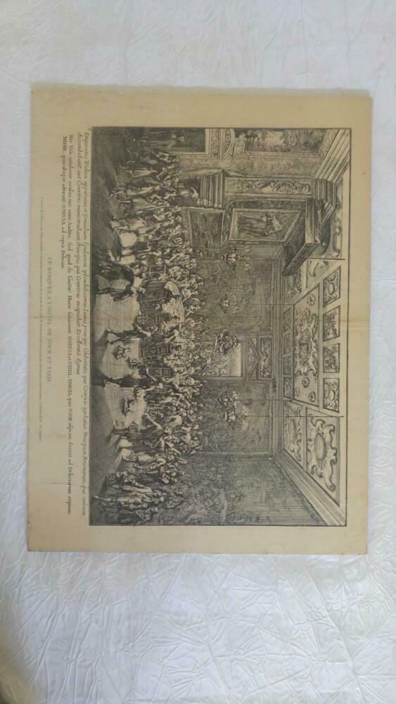 Gravure de collection de M.Hippert 1880-84 originale, Enlèvement ou Envoi