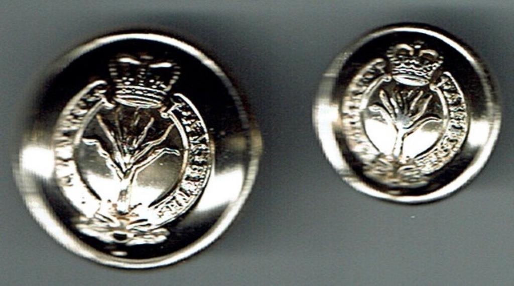 Militaire knopen Welsh Guards Verenigd Koninkrijk, Verzamelen, Verzenden, Landmacht, Kleding of Schoenen