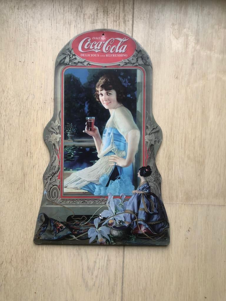 Reclamebord Coca-Cola., Ophalen, Zo goed als nieuw, Reclamebord