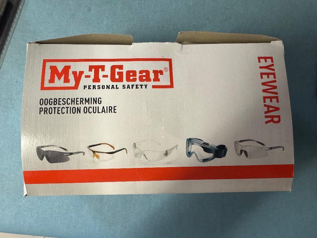Lunettes de sécurité MY T GEAR 10 pièces, Enlèvement ou Envoi, Neuf