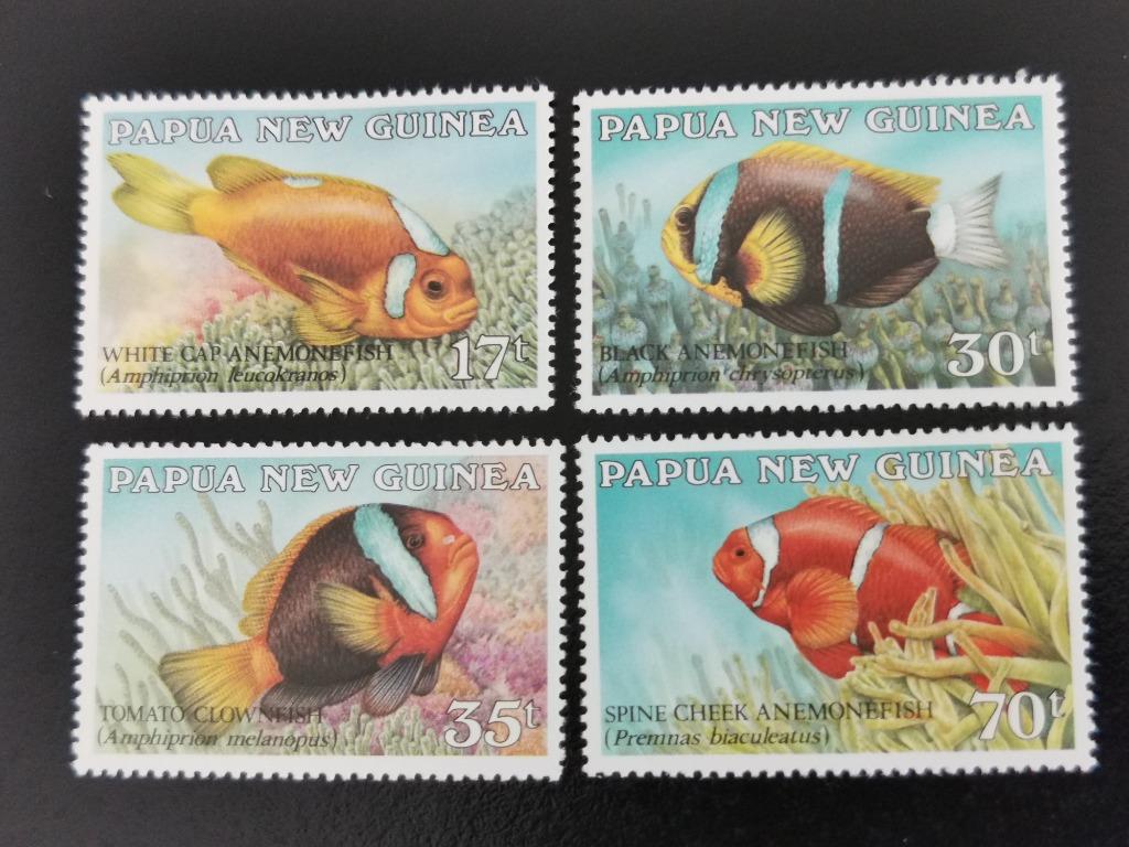 Papouasie-Nouvelle-Guinée 1987 - poissons - poisson-clown **, Enlèvement ou Envoi, Non oblitéré