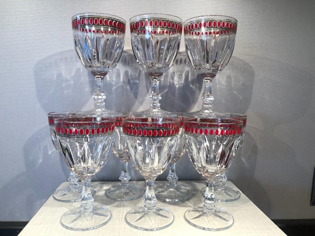 vintage glazen 10 stuks, Ophalen of Verzenden
