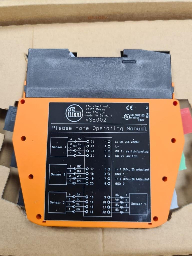 Module de surveillance des vibrations IFM VSE002 10p, Electroménager, Envoi, Neuf