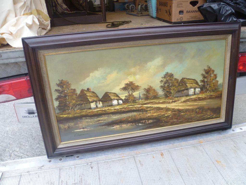 GROOTE SCHILDERIJ OP DOEK, Enlèvement