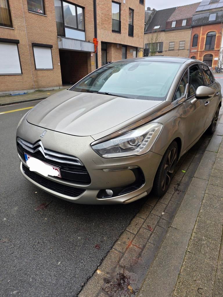 Citroën DS5 2012 Diesel, Auto's, Euro 5, Zwart, Beige, Leder
