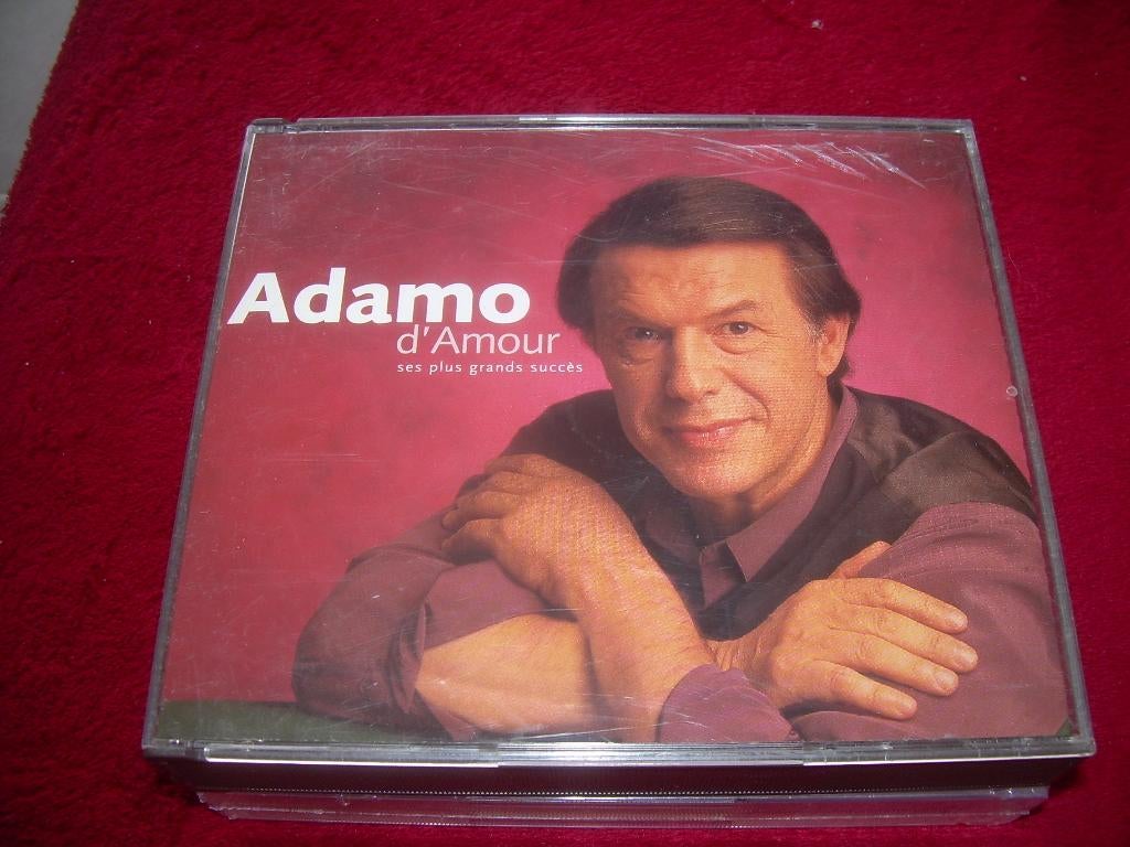 2 CD BOX - ADAMO - D ' AMOUR - GRAND SUCCES, Ophalen of Verzenden, Zo goed als nieuw