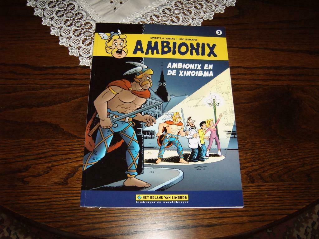 mooie stripboek van Ambionix nr 2, Boeken, Stripverhalen, Eén stripboek, Ophalen of Verzenden, Zo goed als nieuw, Hec leemans