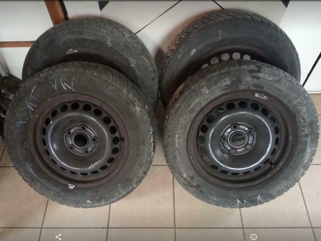4 15-inch VW 15-inch stalen velgen (5 × 112), Ophalen, Seat