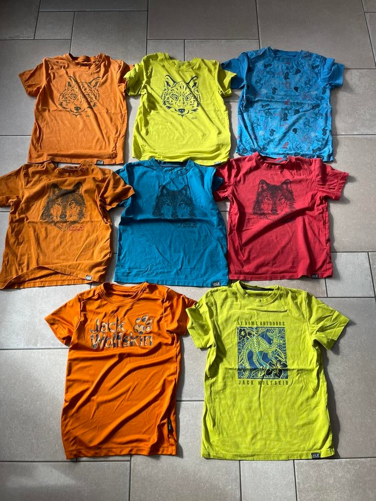 Lot de 8 tee-shirts Jack Wolfskin 10 ans, Enfants & Bébés, Utilisé, Garçon