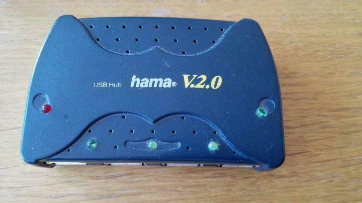 usb hub hama v.2.0, Ophalen of Verzenden, Gebruikt