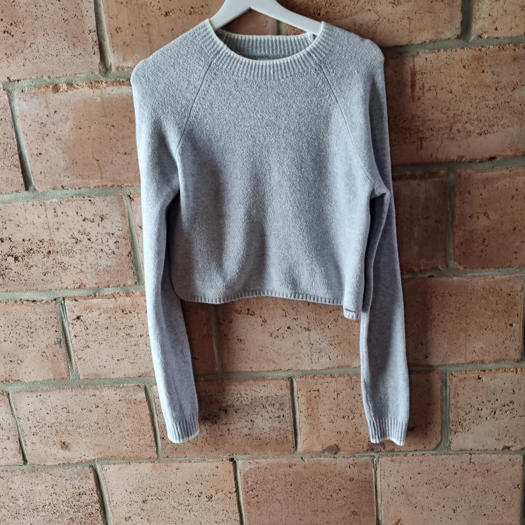 HOLLISTER korte trui voor dames, Ophalen of Verzenden, Maat 36 (S), Grijs, Gedragen