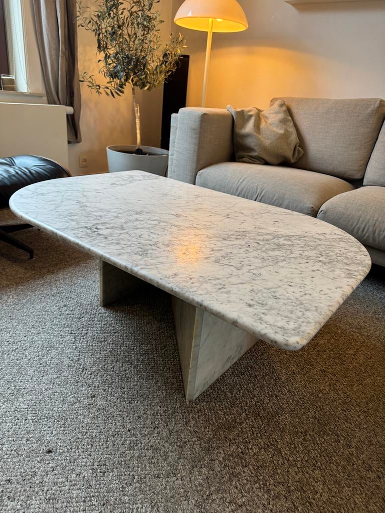 Table basse vintage en Marbre, Enlèvement, Utilisé