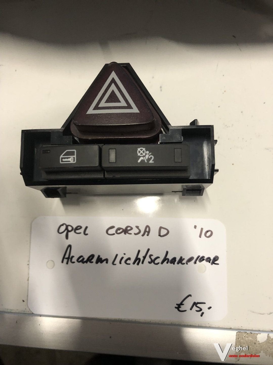 Opel Corsa D 1.2 16v 2010 Alarmlichtschakelaar, -, Utilisé, -, -