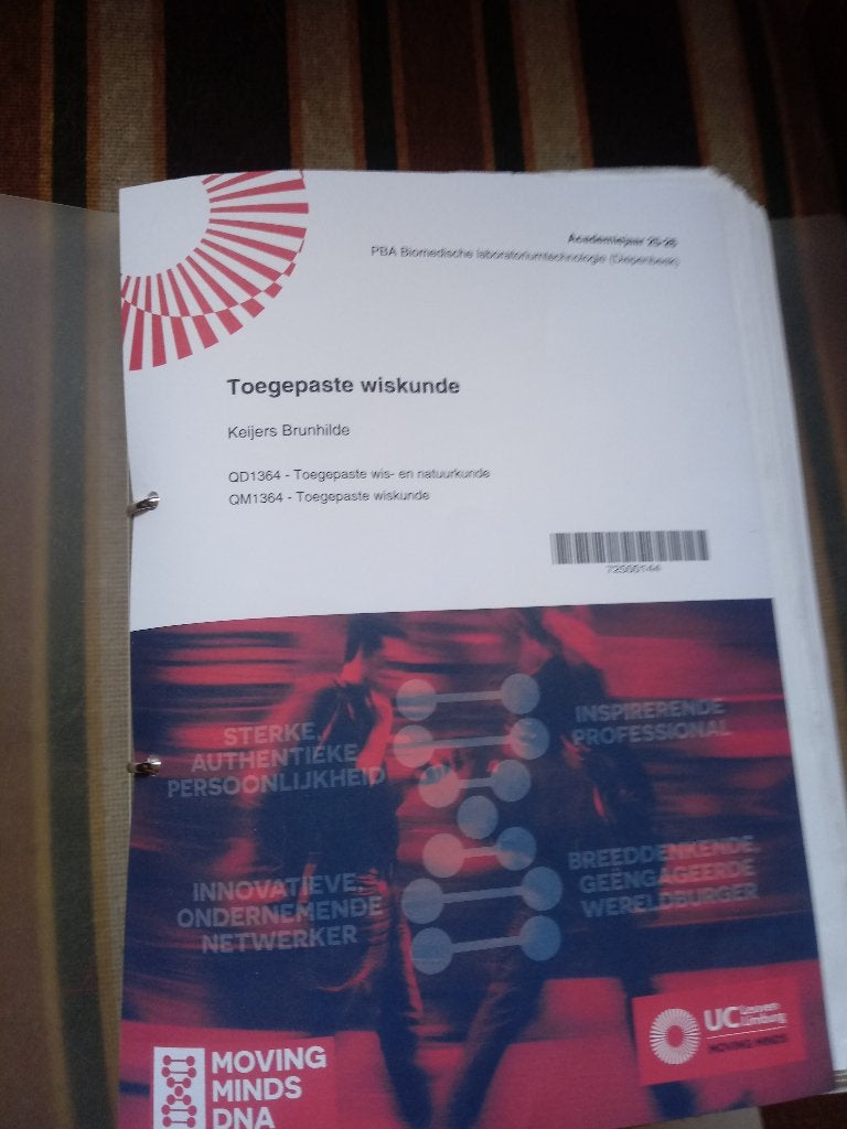 cursus toegepaste wiskunde, Livres, Diverse auteurs, Enseignement supérieur, Utilisé, Alpha