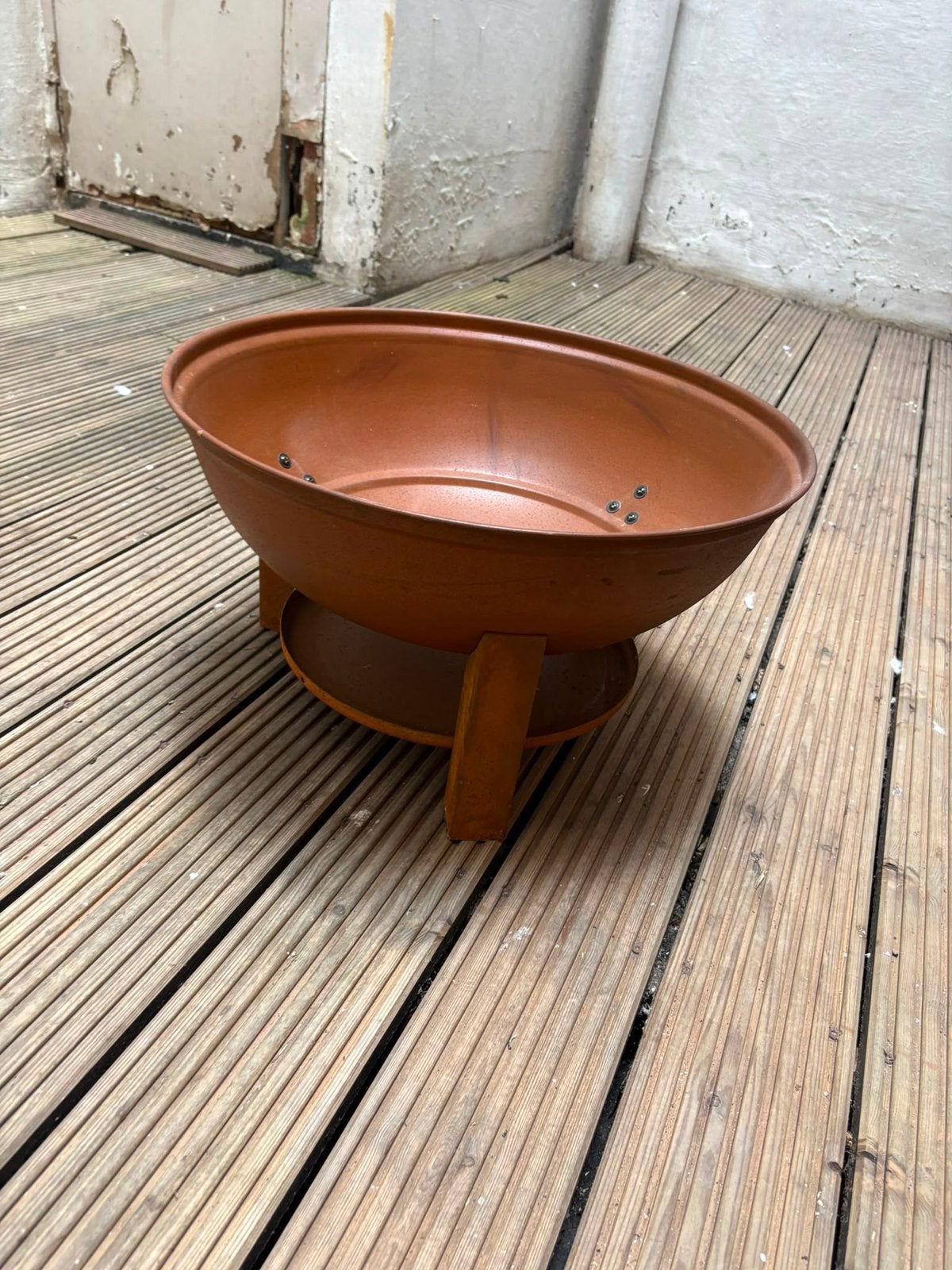 Corbeille à feu en matériau Nero Ø57cm, Jardin & Terrasse, Paniers de feu, Enlèvement, Comme neuf, Foyer