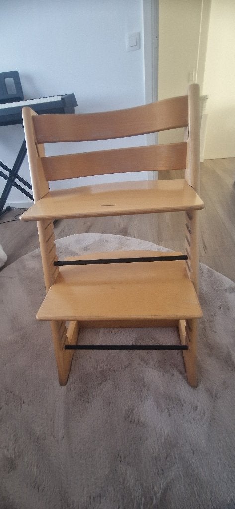 Kinderstoel tripp trapp stokke, Ophalen, Gebruikt, Meegroeistoel