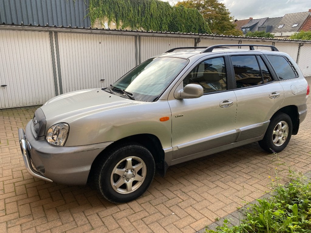 Hyundai Santa Fé, Autos, Cuir, Argent ou Gris, Beige, 5 portes