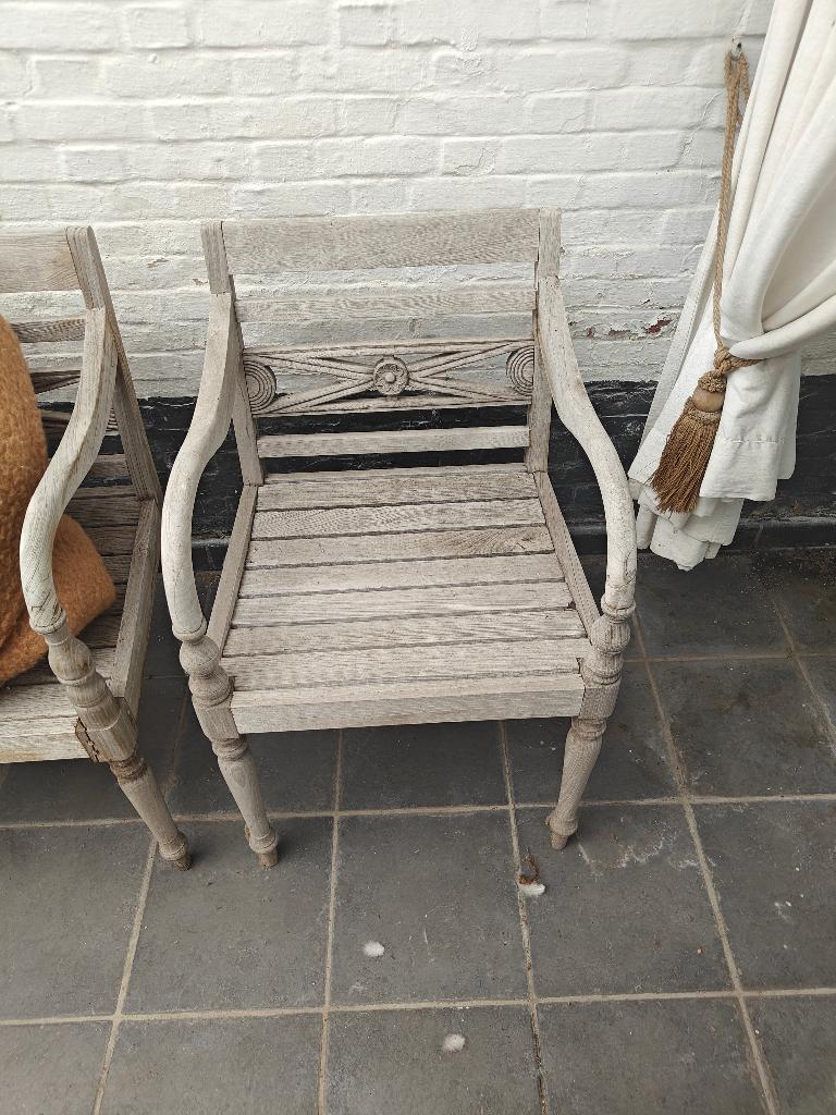 Tuintafel + 4 x stoel, Ophalen