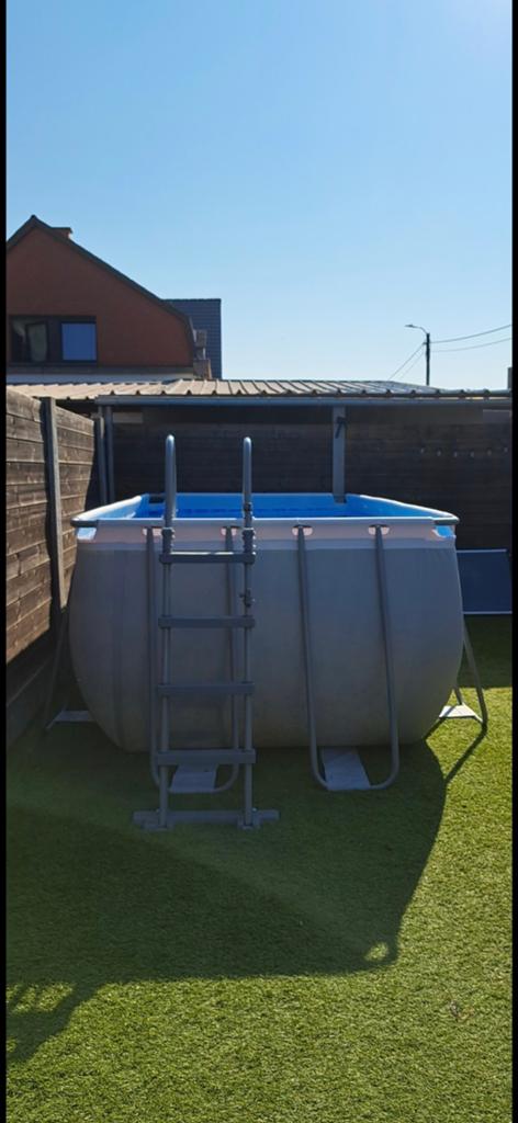 Complete set! Zwembad,filter,verwarming! 4mx2mx1,22m, Tuin en Terras, Zwembaden, Ophalen