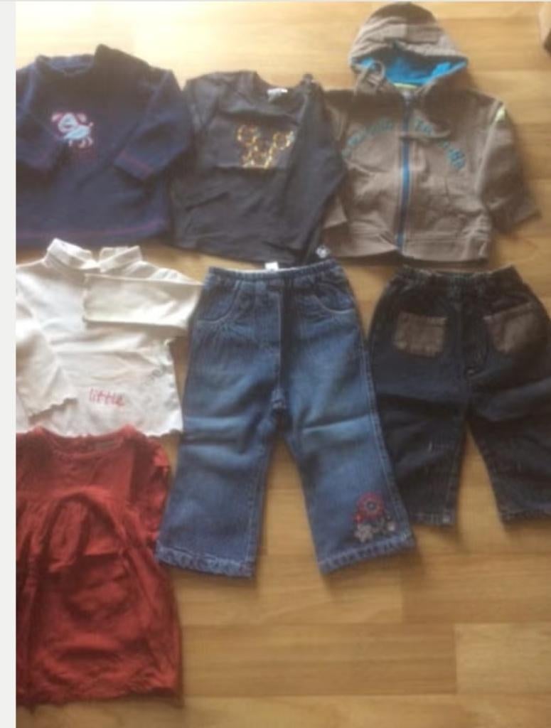 7 vêtements pour bébé taille 86, Enfants & Bébés, Vêtements de bébé | Taille 86, Enlèvement ou Envoi, Comme neuf, Garçon ou Fille