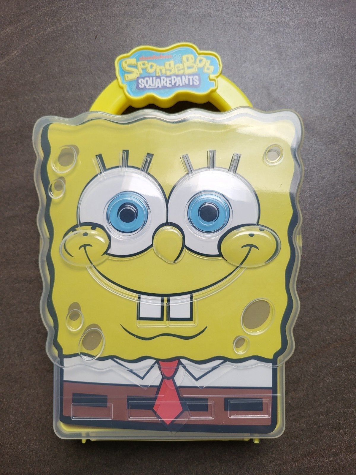 Spongebob koffertje met 4 3D puzzelgummetjes, Kinderen en Baby's, Ophalen of Verzenden, Nieuw